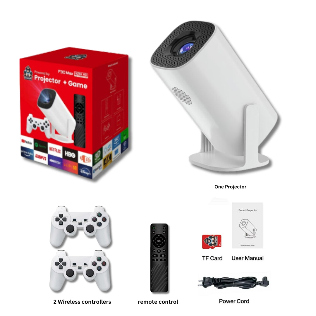 Projector + Gaming Console